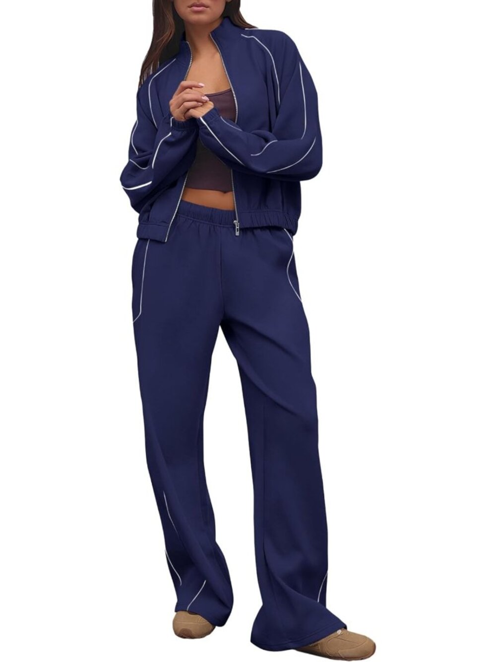 Cozy Women's 2-Piece Sweat Set | Casual Fall Outfit | Comfy Lounge Wear